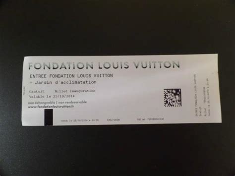 ticket louis vuitton|fondation louis vuitton tickets.